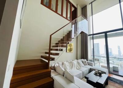 Sukhothai Residence 1 bedroom duplex condo for sale