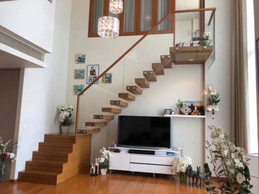 Sukhothai Residence 1 bedroom duplex condo for sale