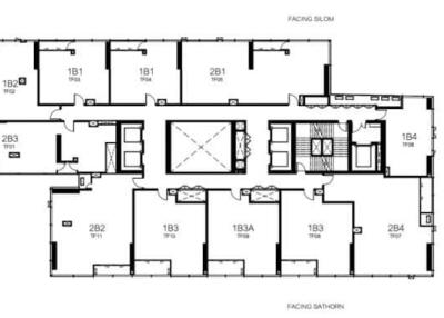 Tait Sathorn 12 Two bedroom condo for sale