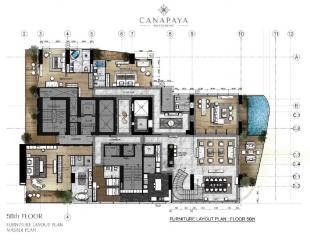 Canapaya Residences Penthouse for sale bareshell