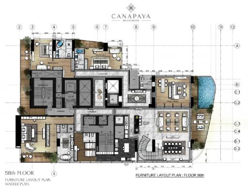 Canapaya Residences Penthouse for sale bareshell