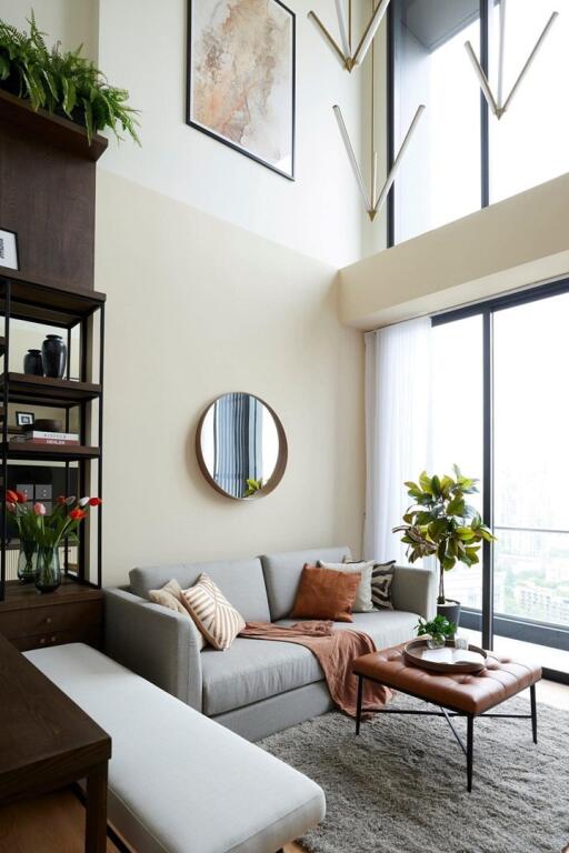 Beatniq Sukhumvit 32 Two bedroom duplex condo for rent