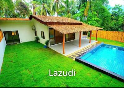 Tranquil 3-Bedroom Villa with Pool and Extend Land for 30 years lease