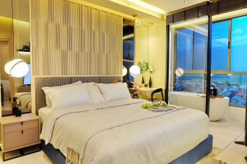 คอนโดนี้ มีห้องนอน 1 ห้องนอน  อยู่ในโครงการ คอนโดมิเนียมชื่อ Skypark Lucean Jomtien Pattaya 