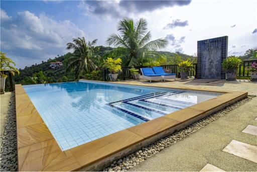 Luxury 4 beds Villa with Seaview 700 M. to beach, Bangpor, Koh Samui