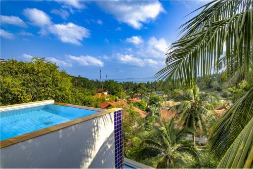 Luxury 4 beds Villa with Seaview 700 M. to beach, Bangpor, Koh Samui