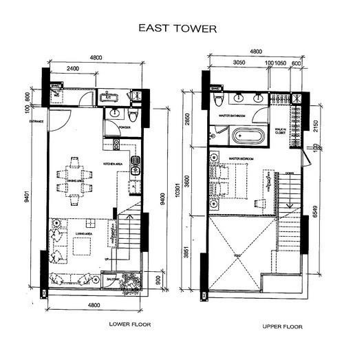 1 bedroom duplex condo for rent at The Emporio Place