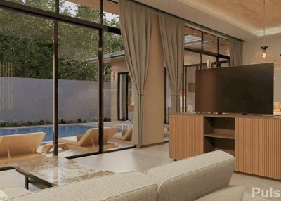 Modern 4 Bedroom Private Pool Villa in Thalang - Large Plot - 2 km from UWC International School