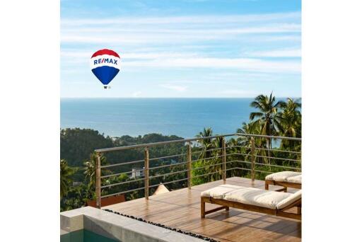 Luxury Sea View Pool Villa Lamai, Great Investment - 920121001-1806