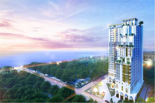 ขายดาวน์ The Empire Tower Pattaya วิวทะเลทิศใต้