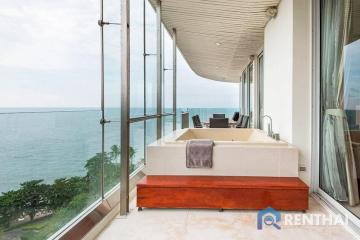 Beachfront Penthouse in Wongamat with Private Beach Access for Sale!