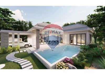 Brand New Pool Villa, 3 Bed 3 Bath in Hua Hin - 920601001-227