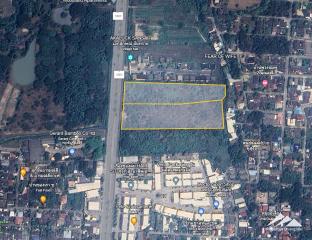 Prime Land For Sale on Hwy 1001 Close to Ruam Chok Intersection In San Sai