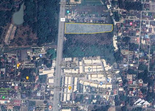 Prime Land For Sale on Hwy 1001 Close to Ruam Chok Intersection In San Sai