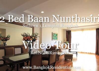 Baan Nunthasiri | 2 Bedroom Condo in Sathorn