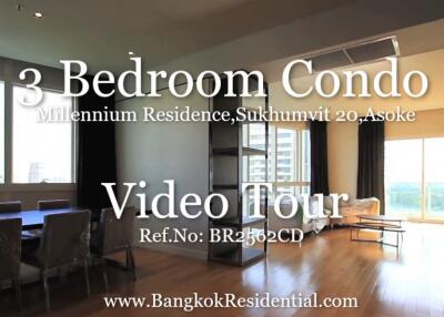 Millennium Residence  3 Bed Condo in Asoke