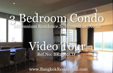 Millennium Residence  3 Bed Condo in Asoke