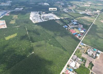 Land for sale in Ban Bueng, Nong Irun, behind the Smart Concrete Factory.