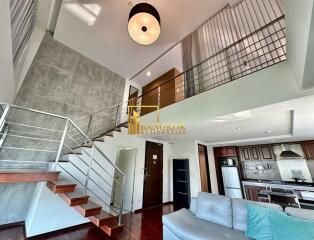 Spacious 1 Bedroom Duplex Serviced Apartment in Silom