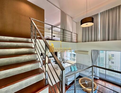 Spacious 1 Bedroom Duplex Serviced Apartment in Silom