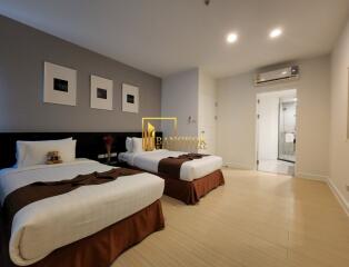 Fully Equipped 2 Bedroom Serviced Apartment For Rent in Sathorn