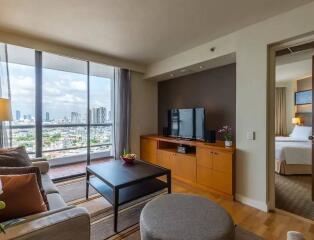 3 Bedroom Combined Serviced Apartment in Sathorn