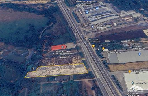 Land For Sale on Super Hwy 11 In Saraphi, Chiang Mai