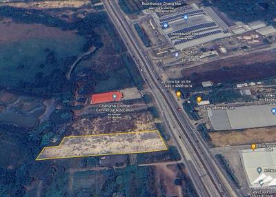 Land For Sale on Super Hwy 11 In Saraphi, Chiang Mai