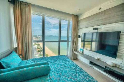 Condo for rent in Pattaya, Cetus Beachfront Condominium, sea view.