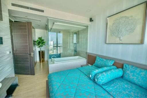 Condo for rent in Pattaya, Cetus Beachfront Condominium, sea view.