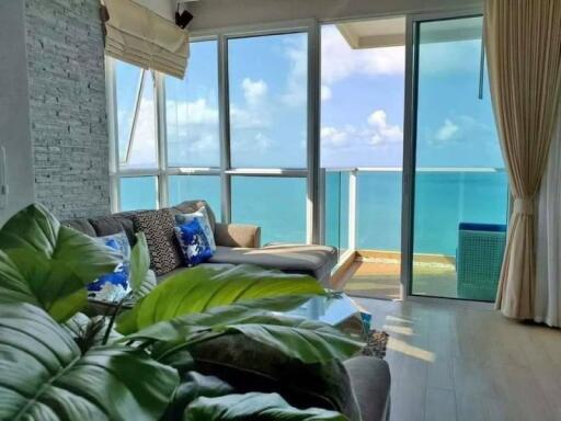 Condo for rent in Pattaya, Cetus Beachfront Condominium, sea view.