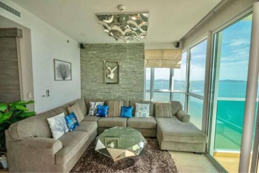 Condo for rent in Pattaya, Cetus Beachfront Condominium, sea view.