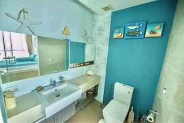 Condo for rent in Pattaya, Cetus Beachfront Condominium, sea view.