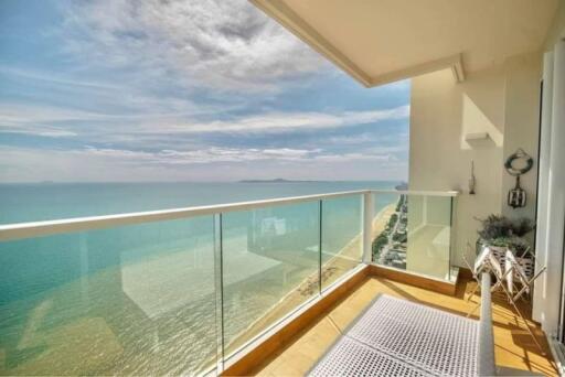 Condo for rent in Pattaya, Cetus Beachfront Condominium, sea view.