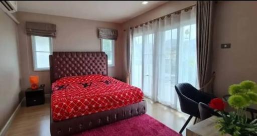 Single house for sale in Sriracha Magnoly Village, Tiger Zoo, Sriracha, Chonburi