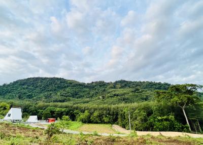 Land with mountain view in 2 rai in Rayong