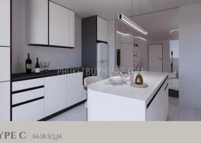 SUR7490: Luxurious Modern Condominium With 2 Bedroom at Surin Beach