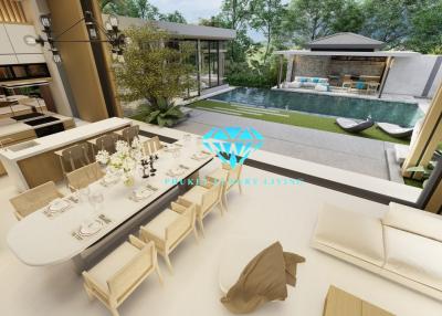 Luxury 2-4 Bedrooms Pool Villas For sale at Thalang, Phuket.