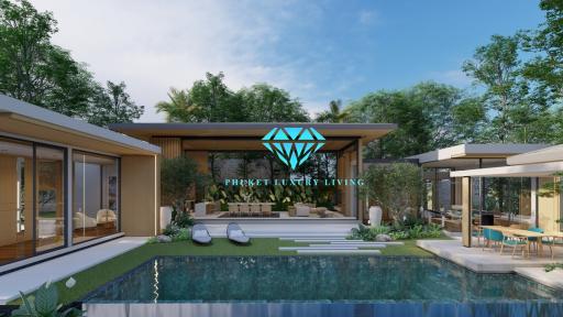 Luxury 2-4 Bedrooms Pool Villas For sale at Thalang, Phuket.