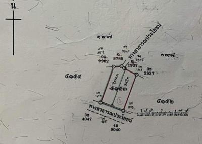 Land for sale in Sriracha, Na Phrao, beautiful plot, size 1 rai, Chonburi.