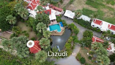 Luxury 7 Bed  4 Rai land at Pak Nam Pran