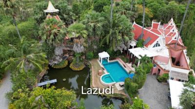 Luxury 7 Bed  1 Rai land at Pak Nam Pran