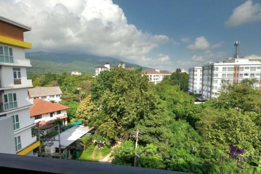 Beautiful mountain view! Lovely 1 bedroom fully furnished condo for sale at The Chic View Condominium, Chiang Mai