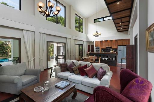 Gorgeous 3 bedroom river front pool villa surrounded by nature and beautiful trees located in a peaceful location in Sannameng, Sansai, Chiang Mai