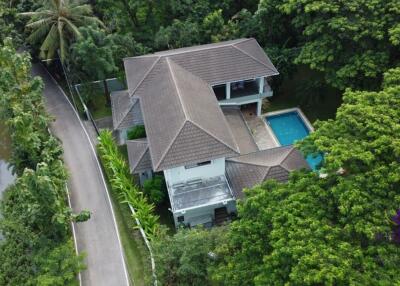 Gorgeous 3 bedroom river front pool villa surrounded by nature and beautiful trees located in a peaceful location in Sannameng, Sansai, Chiang Mai