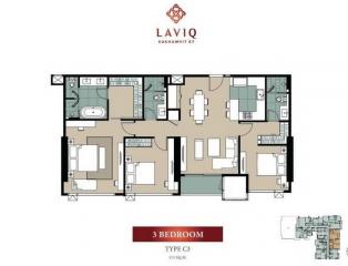 Laviq Sukhumvit 57  3 Bedroom Condo For Sale