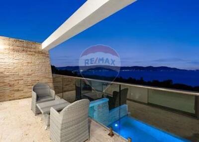 nice villa with sea view