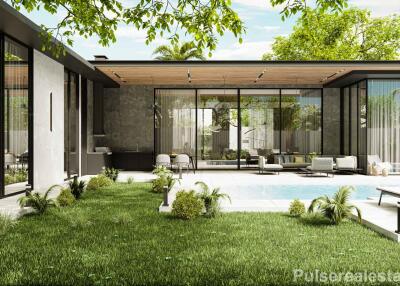 4 Bedroom Premium Pool Villa - Sunti Villas In Si Sunthon, Bangtao, Phuket