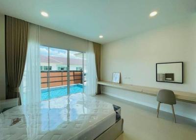 Single house for rent in Pattaya, Ban Amphur, Pattaya, beautiful house move in ready Private swimming pool