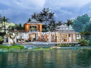 Serene lake views Villa  with 4 bedrooms for sale in Thalang,Phuket
